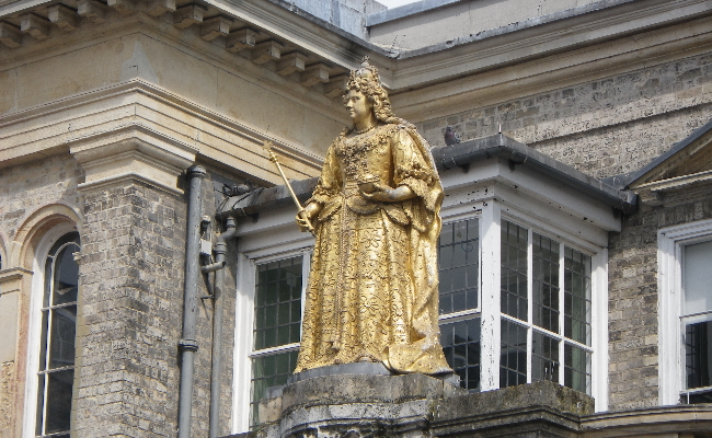 Statue of Queen Anne in Kingston-Upon-Thames